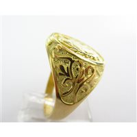 Ring Damiata Gioielli Man in Yellow Gold 5100/5/102 - 5100/5/102